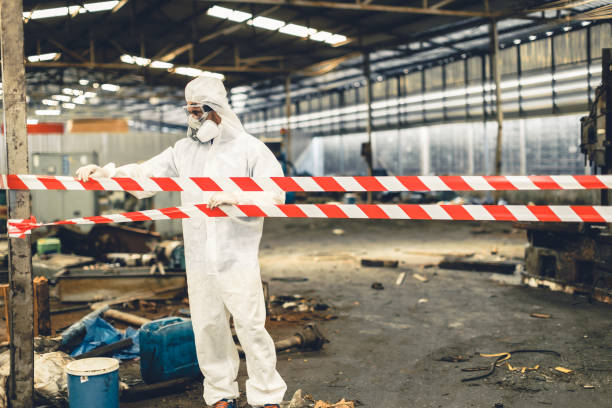 Professional Drug Lab Cleanup technician working in Rye, NH
